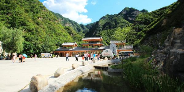 野三坡百里峡晴朗好时光，天气宜人赏心悦目